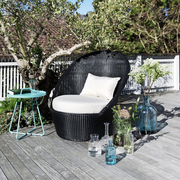 Kingston Outdoor Sunchair with Wheels Outdoor Chairs Cane-line