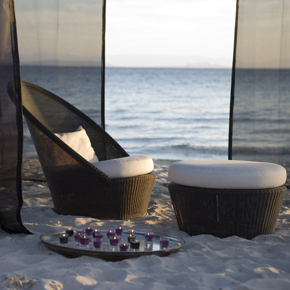 Kingston Outdoor Sunchair with Wheels Outdoor Chairs Cane-line