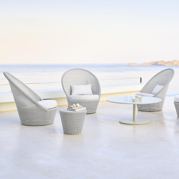 Kingston Outdoor Sunchair with Wheels Outdoor Chairs Cane-line