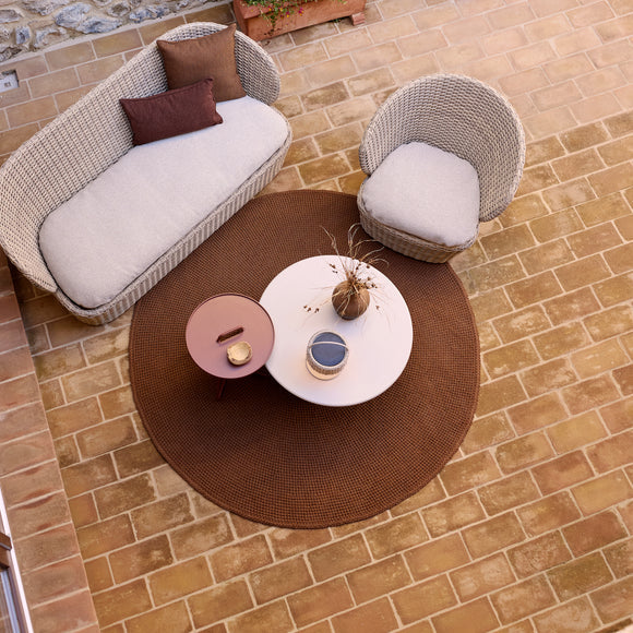 Knit Indoor/Outdoor Round Rug Rugs Cane-line