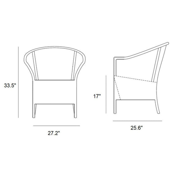 Lansing Outdoor Armchair Chairs Cane-line