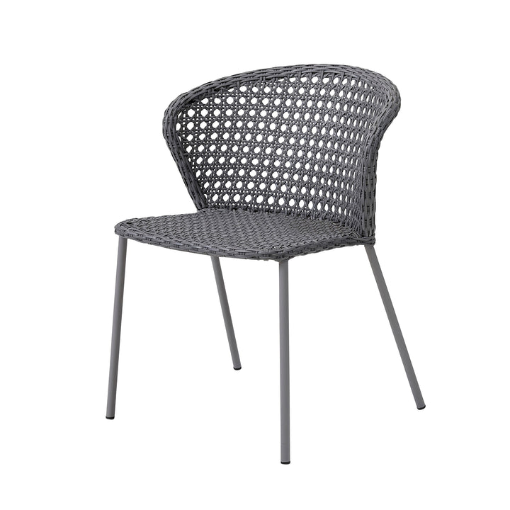 Lean Outdoor Stackable Chair Chairs Cane-line Light Grey Chair Only