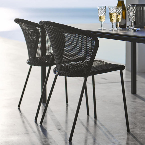Lean Outdoor Stackable Chair Chairs Cane-line