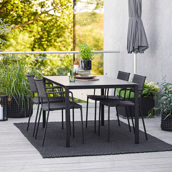 Less Outdoor Stackable Armchair Chairs Cane-line