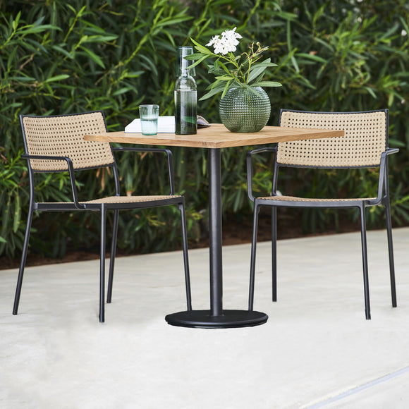 Less Outdoor Stackable Armchair Chairs Cane-line