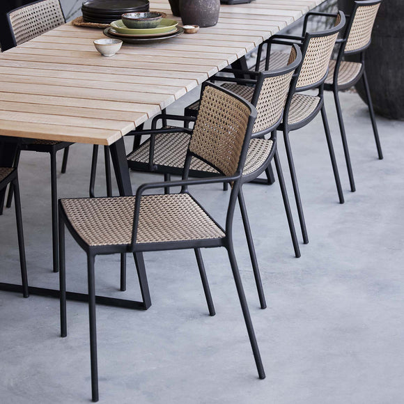 Less Outdoor Stackable Armchair Chairs Cane-line