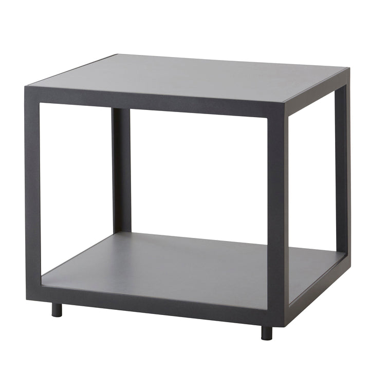 Level Outdoor Side Table Outdoor Tables Cane-line Light Grey Ceramic Tiles