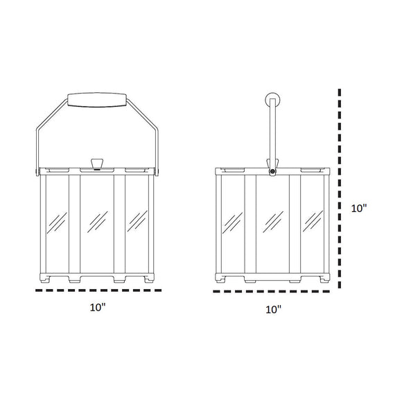 Lightlux Indoor/Outdoor Lantern Candle Holders Cane-line