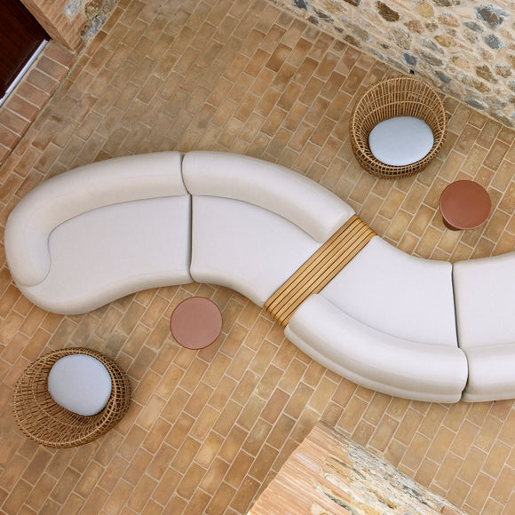 Mellow 6-Seater Outdoor Sofa Sectional Sofas Cane-line