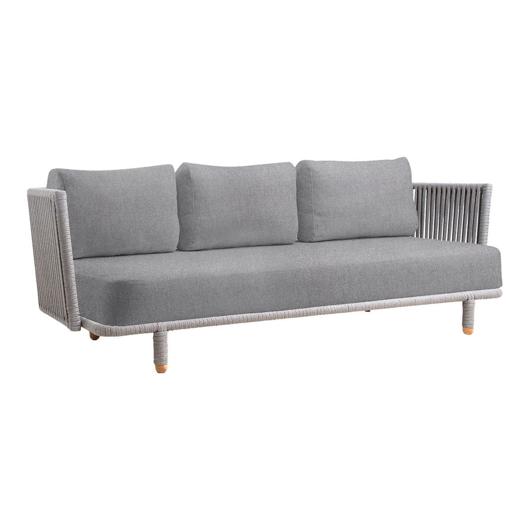 Moments 3-Seater Sofa Sofas Cane-line Light Grey Cane-line Ambience