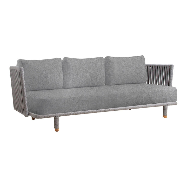 Moments 3-Seater Sofa Sofas Cane-line Light Grey Cane-line Zen