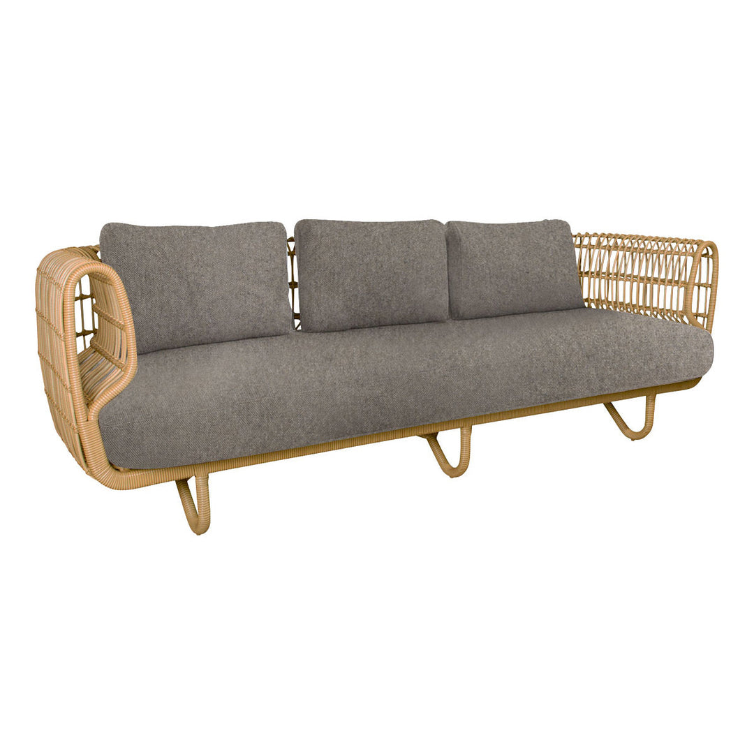 Nest 3-Seater Sofa Sofas Cane-line Light Brown Cane-line Zen