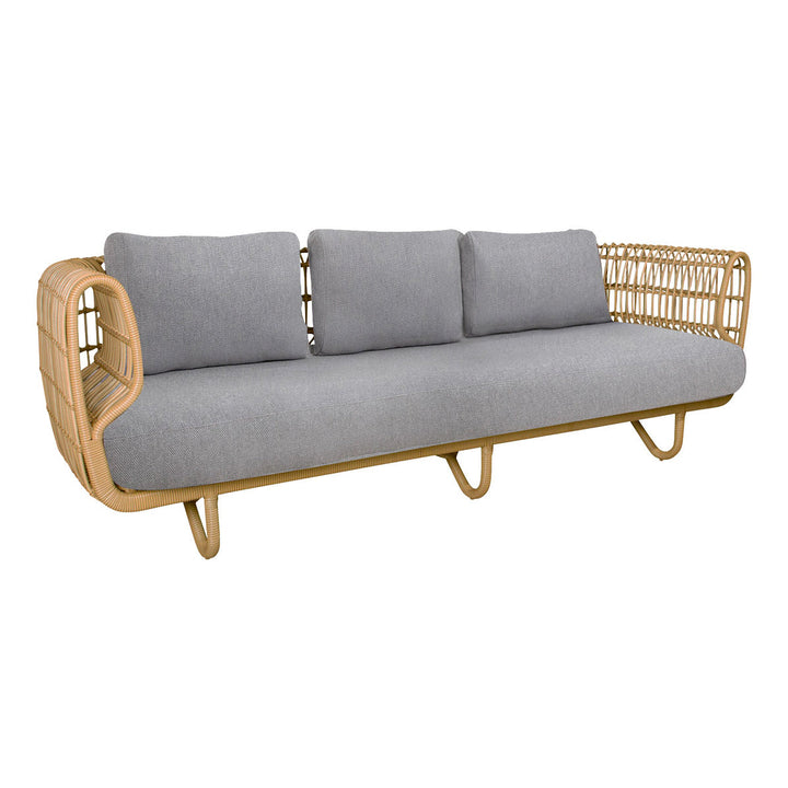 Nest 3-Seater Sofa Sofas Cane-line Light Grey Cane-line Essence