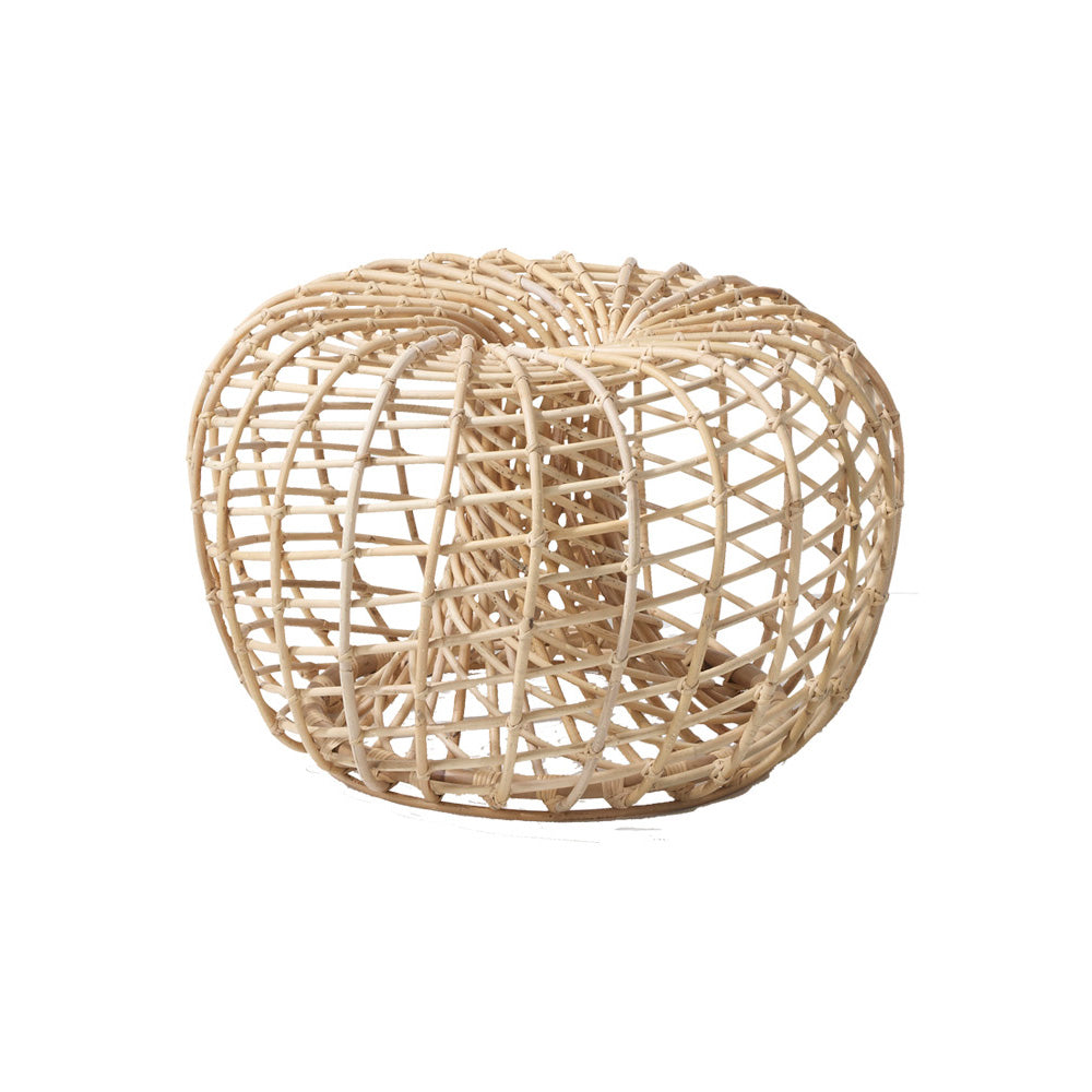 Nest Indoor Footstool Ottomans Cane-line Small: 26.4 in diameter Footstool Only