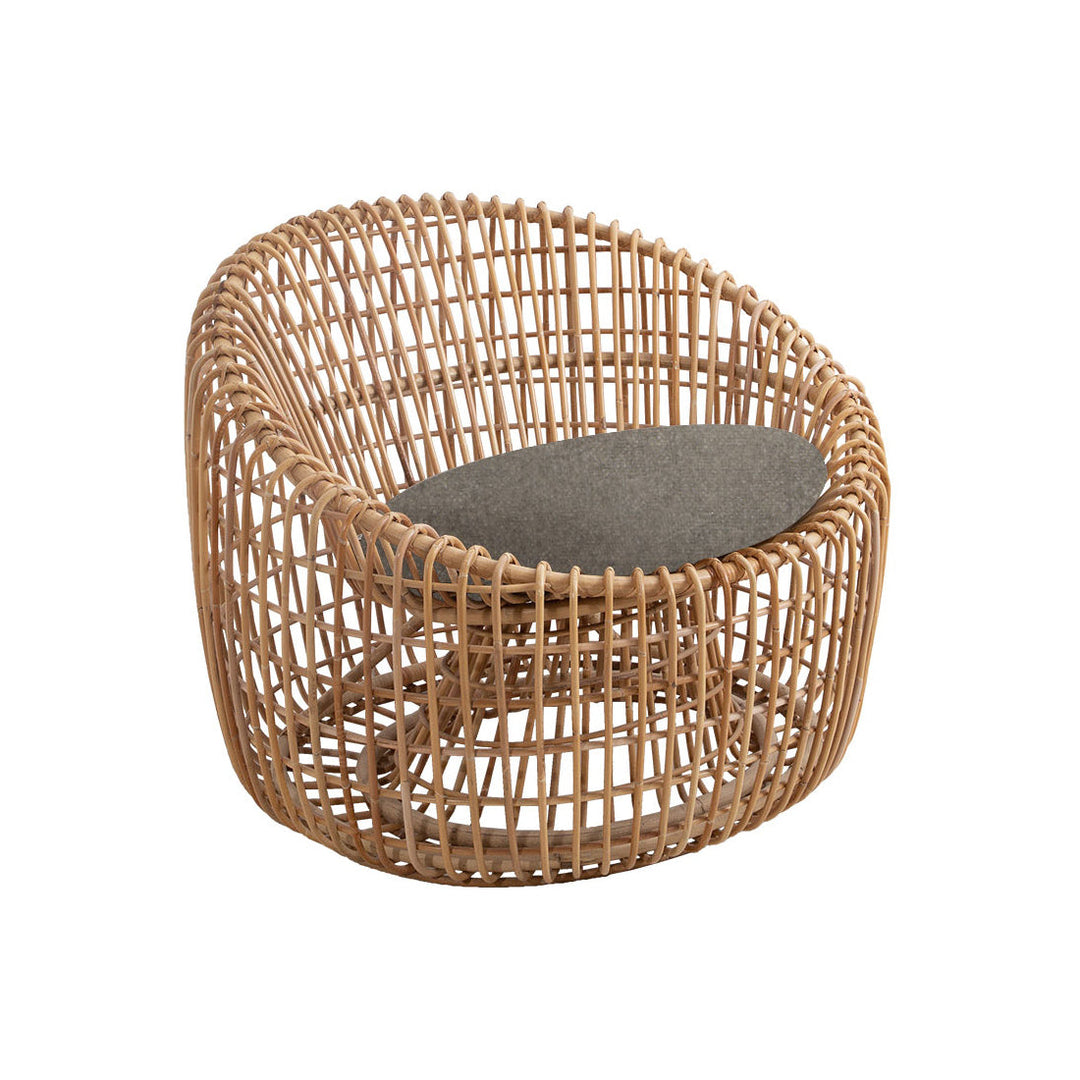 Nest Round Lounge Chair Chairs Cane-line Light Brown Cane-line Zen