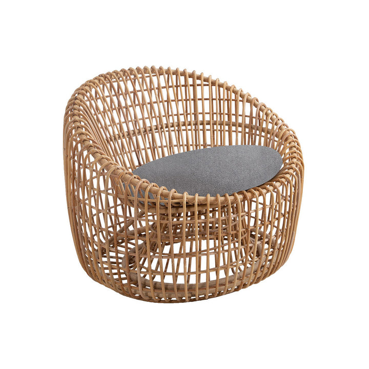 Nest Round Lounge Chair Chairs Cane-line Light Grey Cane-line Ambience