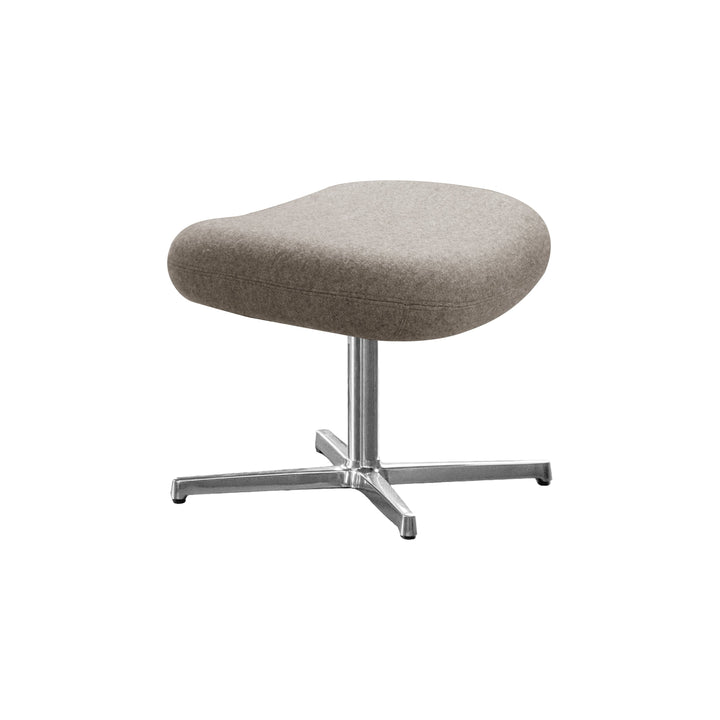 Pace Footstool Ottomans Cane-line Light Brown Cane-Line Zen Polished Aluminum