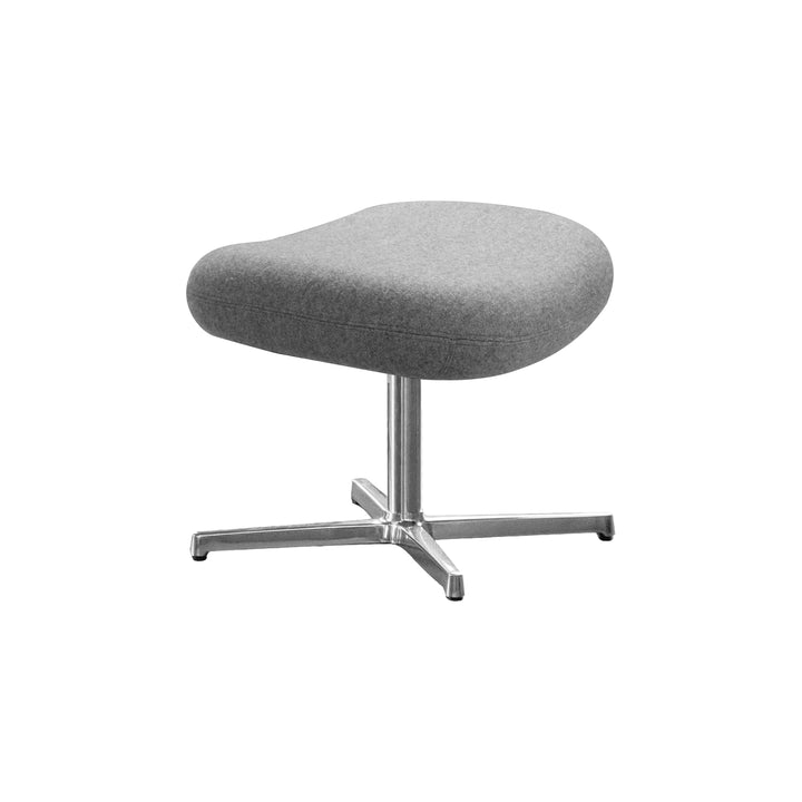 Pace Footstool Ottomans Cane-line Light Grey Cane-Line Zen Polished Aluminum