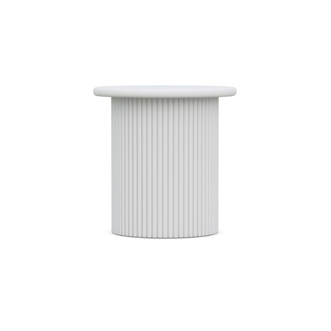 Palma Side Table Outdoor Tables Azzurro Living Matte White