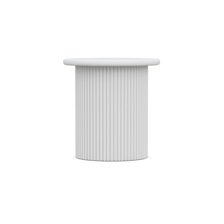 Palma Side Table Outdoor Tables Azzurro Living Matte White