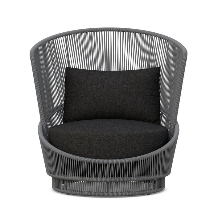 Palma Swivel Club Chair Outdoor Chairs Azzurro Living Mocha / Midnight Solvita