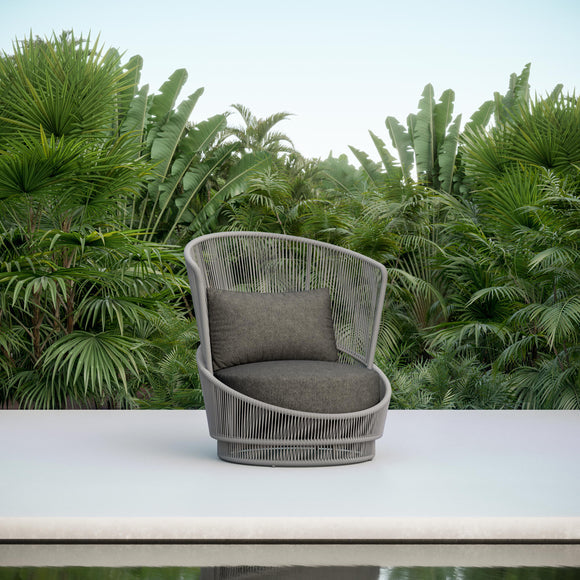 Palma Swivel Club Chair Outdoor Chairs Azzurro Living