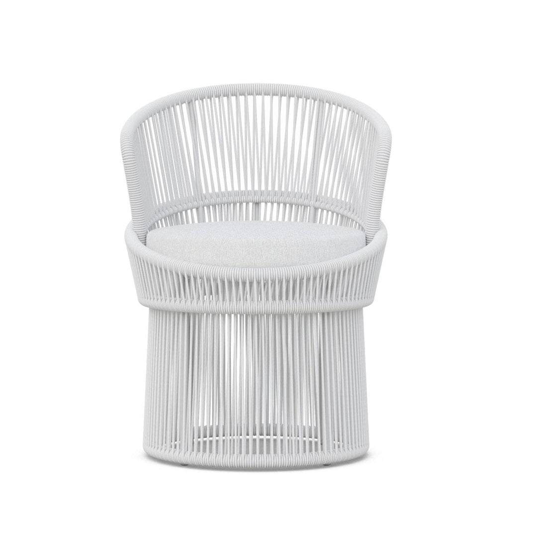 Palma Swivel Dining Chair Chairs Azzurro Living White Mist / Cloud Solvita