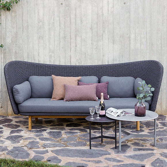 Peacock Outdoor Wing 3-Seater Sofa Outdoor Sofas Cane-line