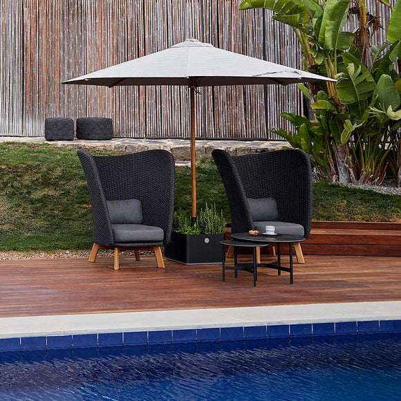 Peacock Outdoor Wing High Back Chair Outdoor Chairs Cane-line