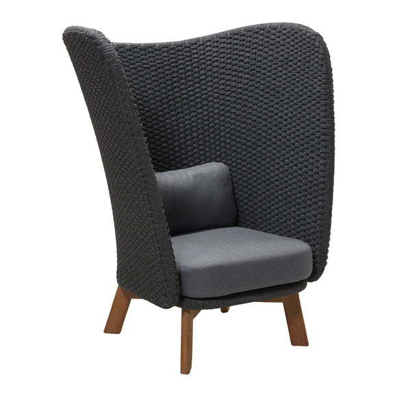 Peacock Outdoor Wing High Back Chair Outdoor Chairs Cane-line