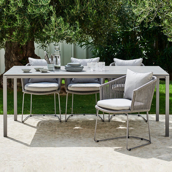 Pure Outdoor Dining Table Tables Cane-line