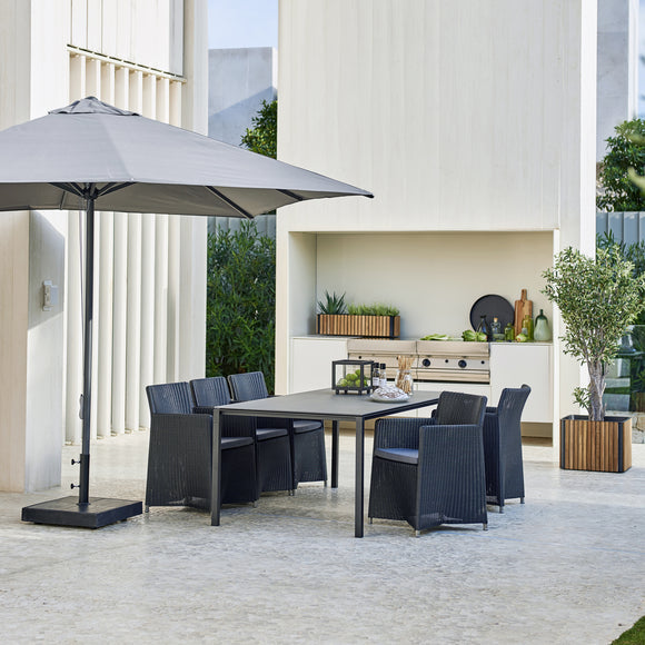 Pure Outdoor Dining Table Tables Cane-line