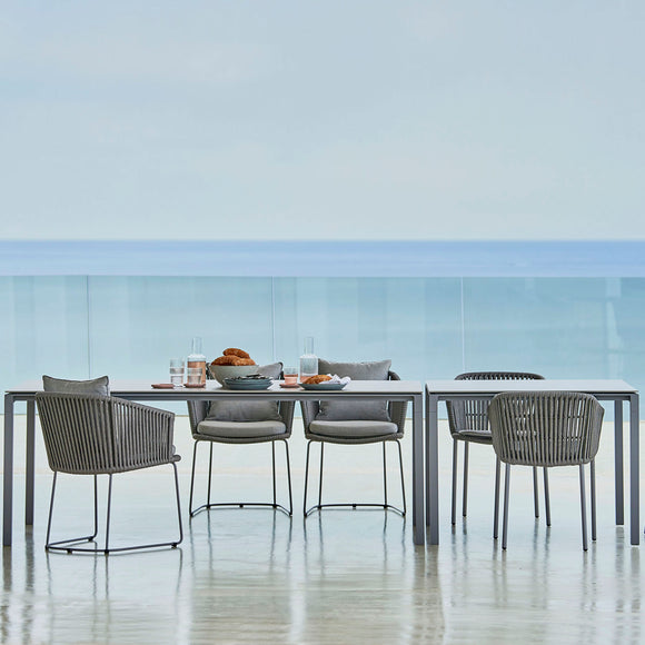 Pure Outdoor Square Dining Table Tables Cane-line