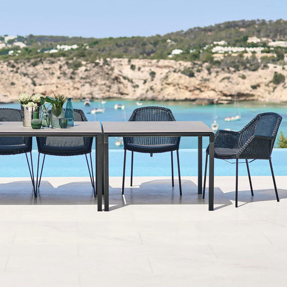 Pure Outdoor Square Dining Table Tables Cane-line