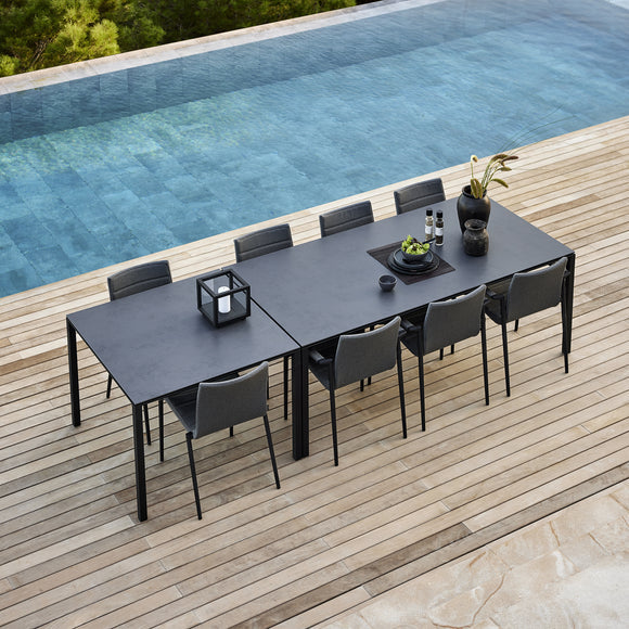 Pure Outdoor Square Dining Table Tables Cane-line