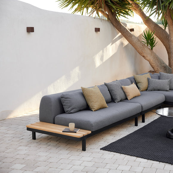 Space Outdoor 2-Seater Sofa with Side Table Outdoor Sofas Cane-line