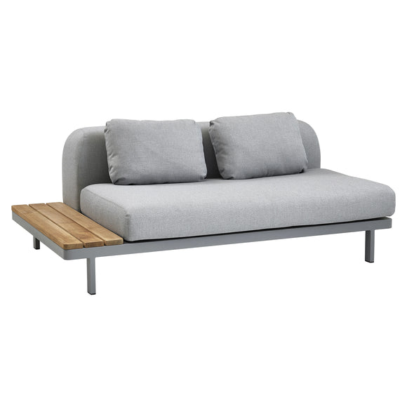 Space Outdoor 2-Seater Sofa with Side Table Outdoor Sofas Cane-line