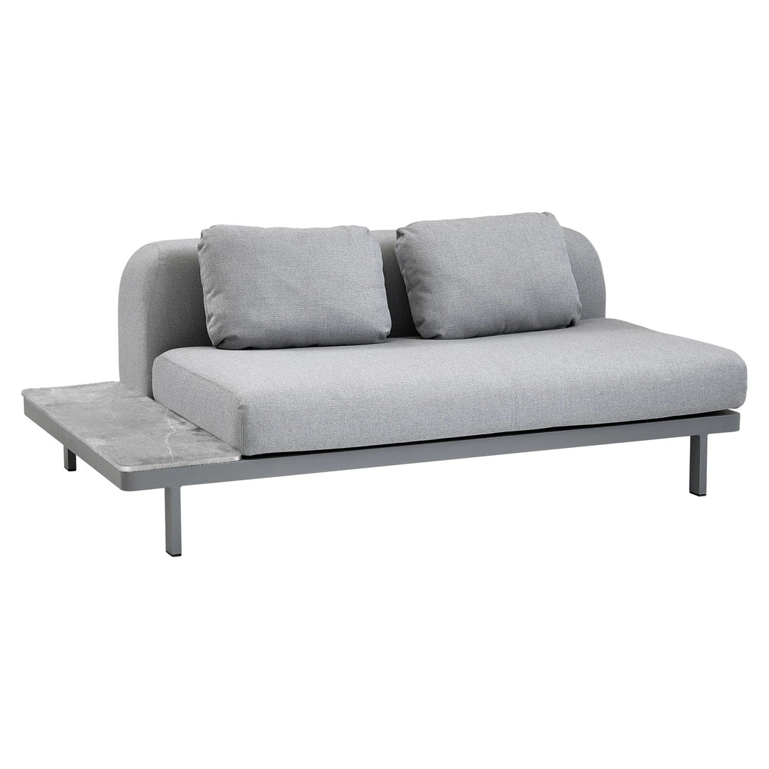 Space Outdoor 2-Seater Sofa with Side Table Outdoor Sofas Cane-line