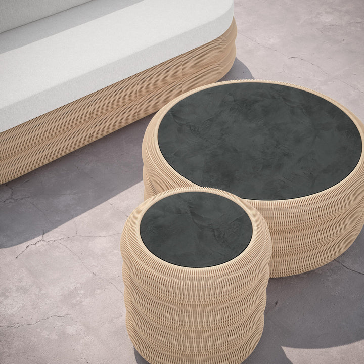 Texoma Coffee/Side Table Coffee Tables Azzurro Living Micron Dekton Side Table and Coffee Table