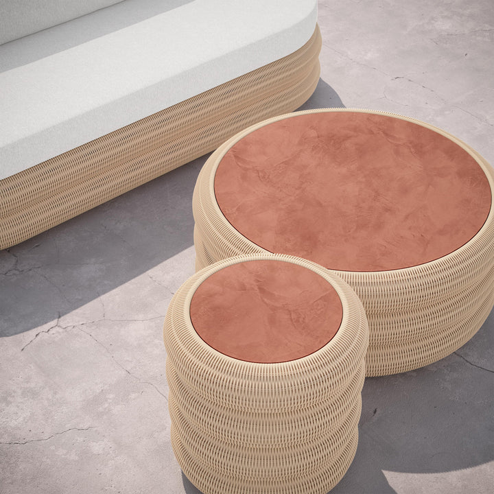 Texoma Coffee/Side Table Coffee Tables Azzurro Living Umber Dekton Side Table and Coffee Table