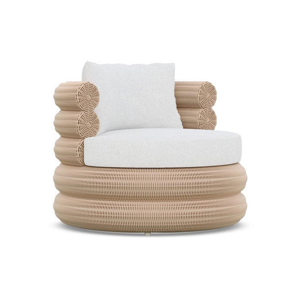 Texoma Swivel Club Chair Outdoor Chairs Azzurro Living