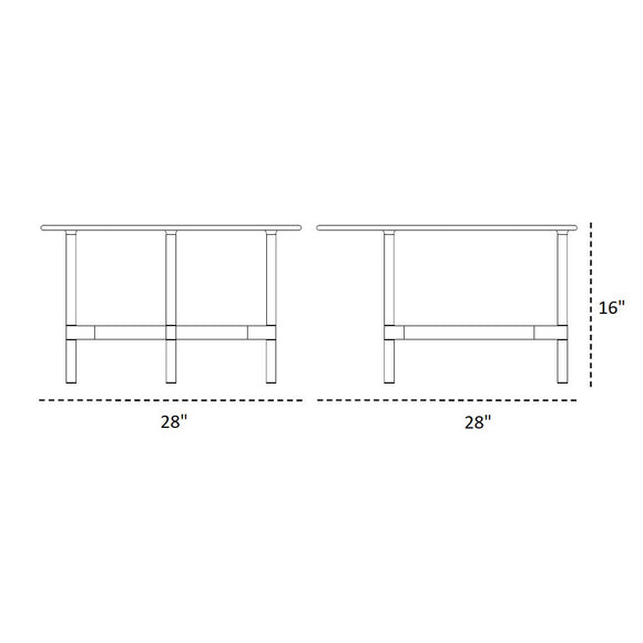 Twist Indoor/Outdoor Round Coffee Table Coffee Tables Cane-line