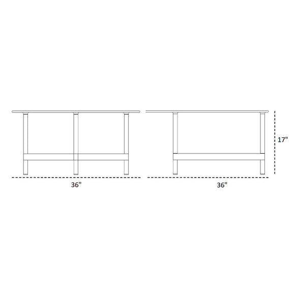 Twist Indoor/Outdoor Round Coffee Table Coffee Tables Cane-line