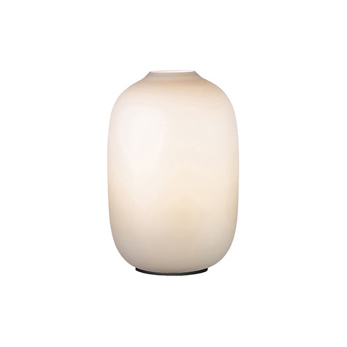 Arya Table Lamp Table Lamps Cappellini Smokey Gray Small: 8.5 in height