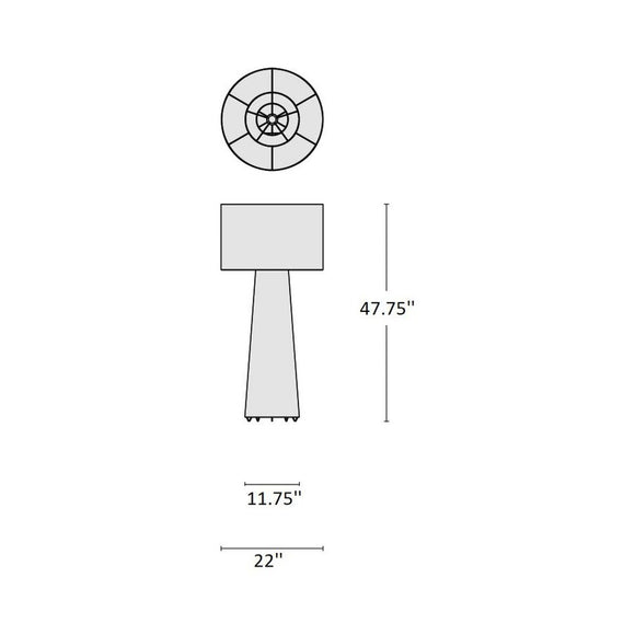 Big Shadow Floor Lamp Floor Lamps Cappellini