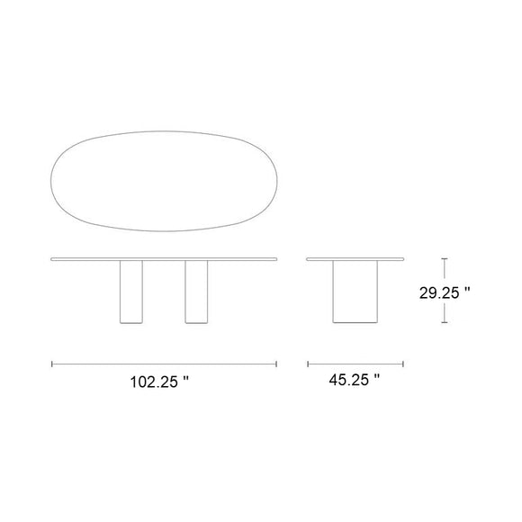 Dolmen Dining Table Tables Cappellini