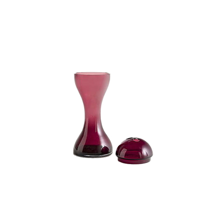 Newson Vase Vases Cappellini Amethyst Glass Matching Lid