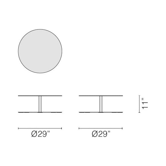 Gong Lux Coffee Table Tables Cappellini