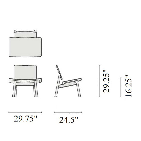Hiroi Armchair Chairs Cappellini