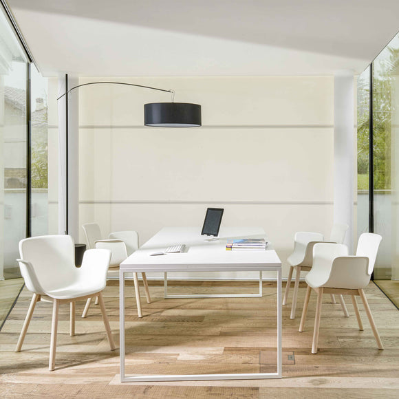 Juli Plastic Chair with Wood Leg Chairs Cappellini